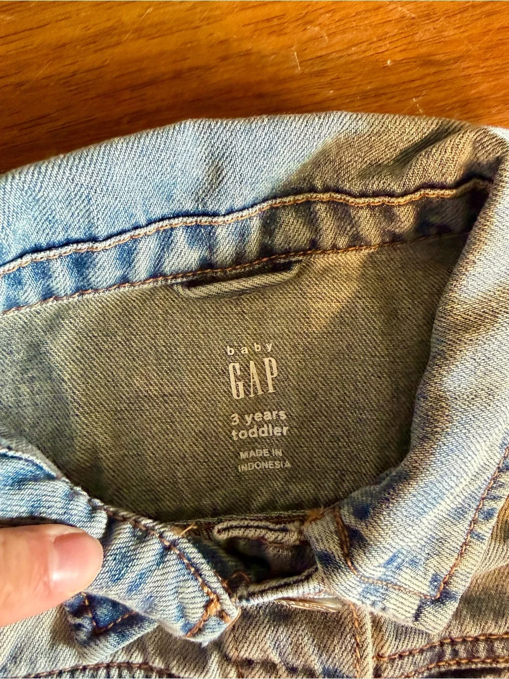 3T Baby Gap Denim Jacket Personalized with “LIV” NWT